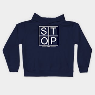 stop wars let be freedom Kids Hoodie